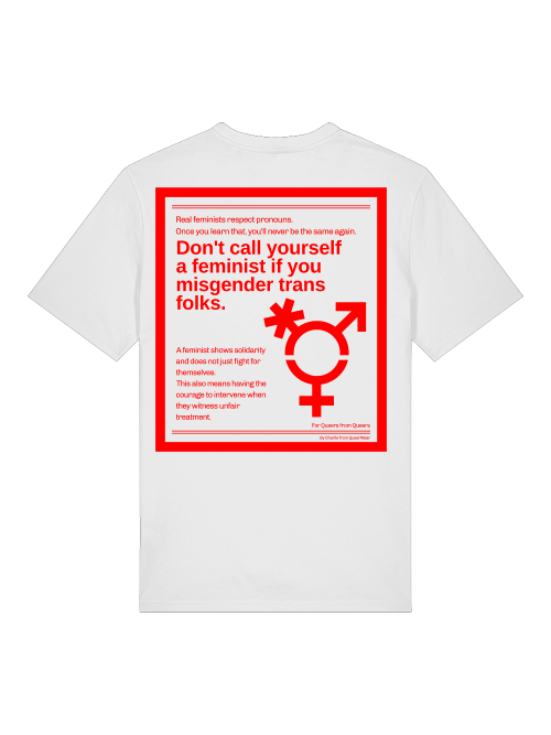 Don't call you a feminist - PrideWear Red Print