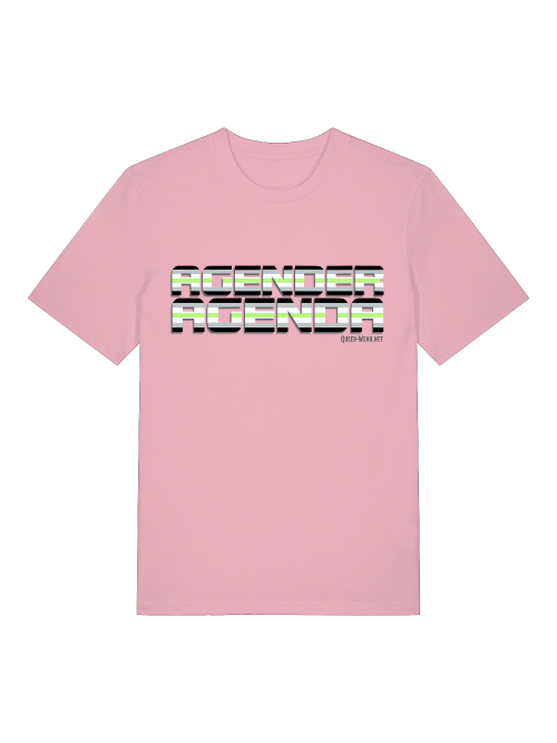 Agender Agenda Pride Shirt - Bio-Baumwolle