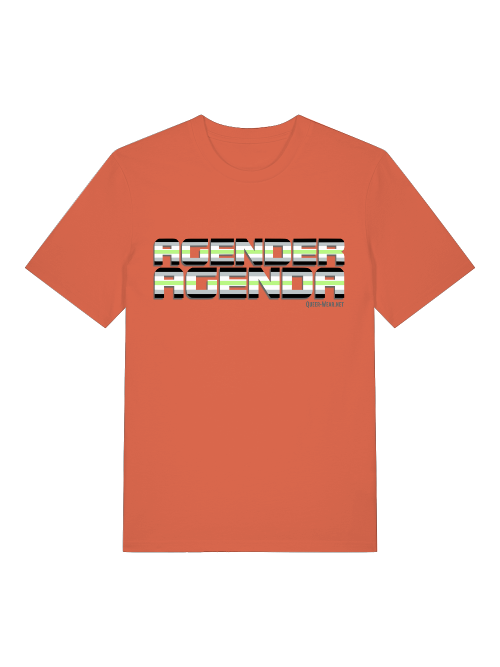 Agender Agenda Pride Shirt - Bio-Baumwolle