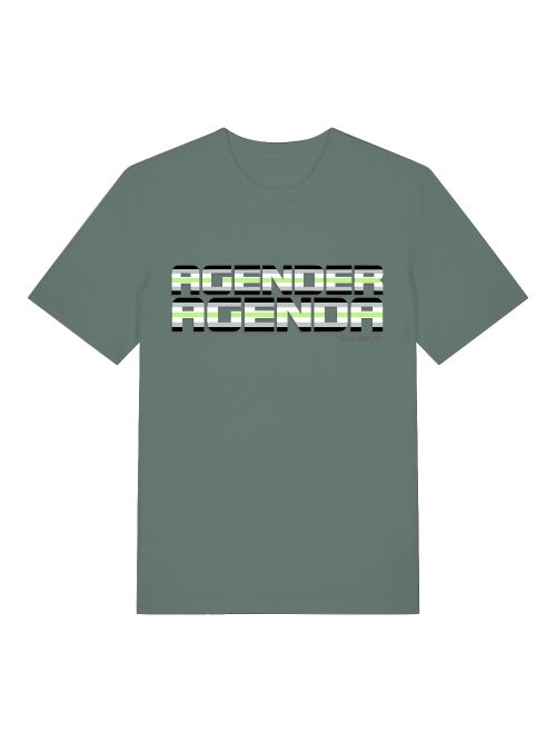 Agender Agenda Pride Shirt - Bio-Baumwolle