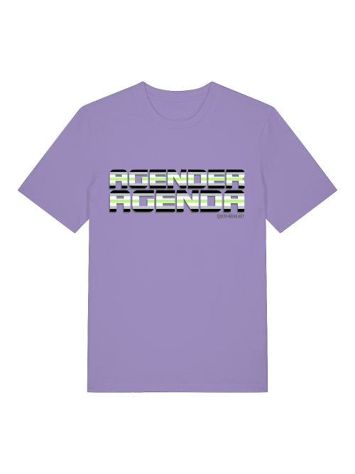 Agender Agenda Pride Shirt - Bio-Baumwolle