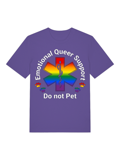 Awareness Team - Rainbow- Emotional Queer Support T-Shirt - LGBTQIA