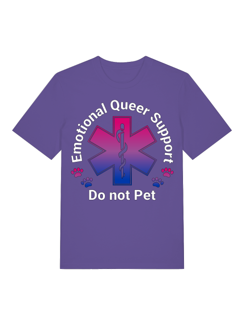 Awareness Team - Bi - Emotional Queer Support T-Shirt - LGBTQIA