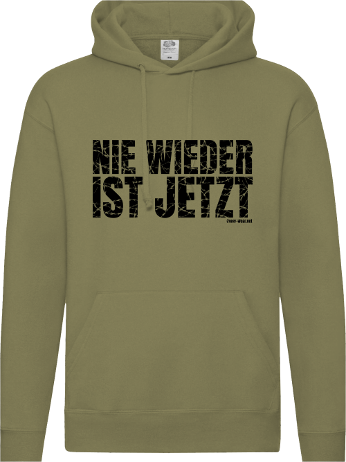 Nie wieder ist jetzt - Black Print Unisex