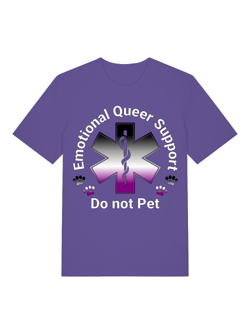 Awareness Team - Asexuell - Emotional Queer Support T-Shirt - LGBTQIA