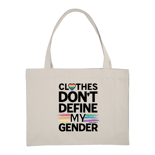 Clothes don't define my gender - Einkauftasche