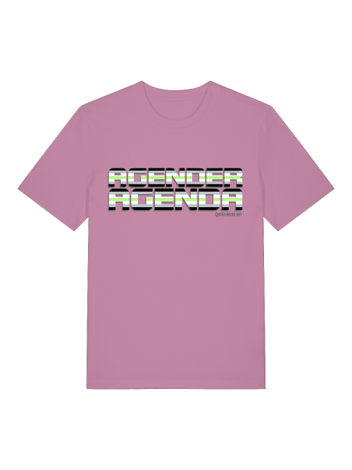 Agender Agenda Pride Shirt - Bio-Baumwolle