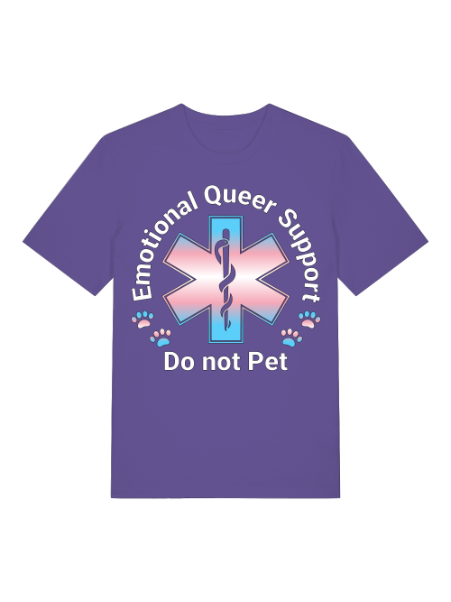 Awareness Team - Transgender - Emotional Queer Support T-Shirt - LGBTQIA