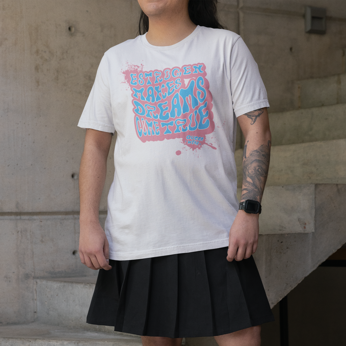 Estrogen makes dreams come true Pride T-Shirt: LGBTQ+ Apparel, Unisex Tee