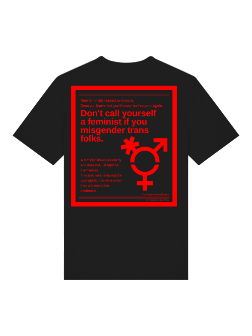 Don't call you a feminist - PrideWear Red Print